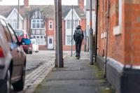 Teenager on scooter