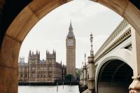 Parliament from across the river
