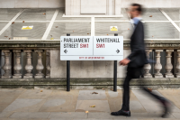 Whitehall Man Walking