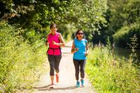Older women running