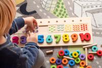 Toddler playing