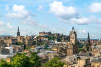 A photo of the Edinburgh skyline