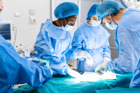 Patient undergoing surgery