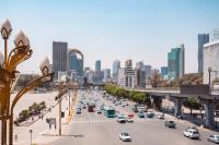 Highway in Addis Ababa, Ethiopia
