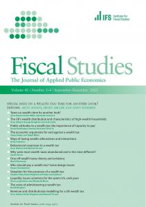 Fiscal Studies cover