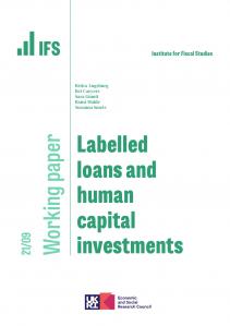 IFS WP2021/09 Labelled loans and human capital investments