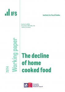 IFS WP2021/14 The decline of home cooked food