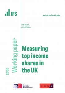 IFS WP2022/06 Measuring top income shares in the UK