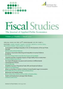 Fiscal Studies cover