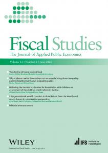 Fiscal Studies cover