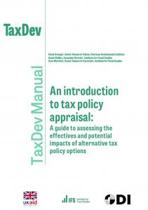 TaxDev manual
