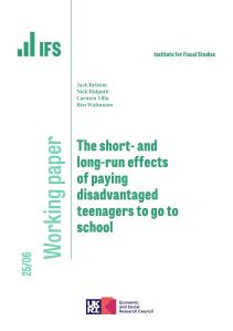 Working paper cover