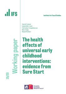 Working paper cover