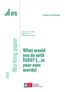 Working paper cover