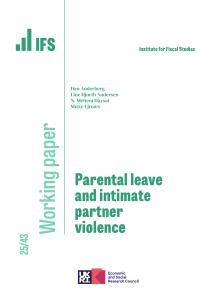 Working paper cover