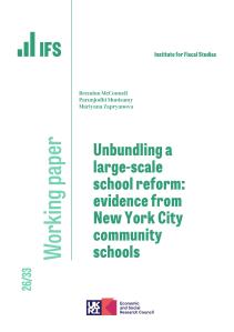Working paper cover