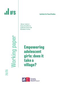 Working paper cover