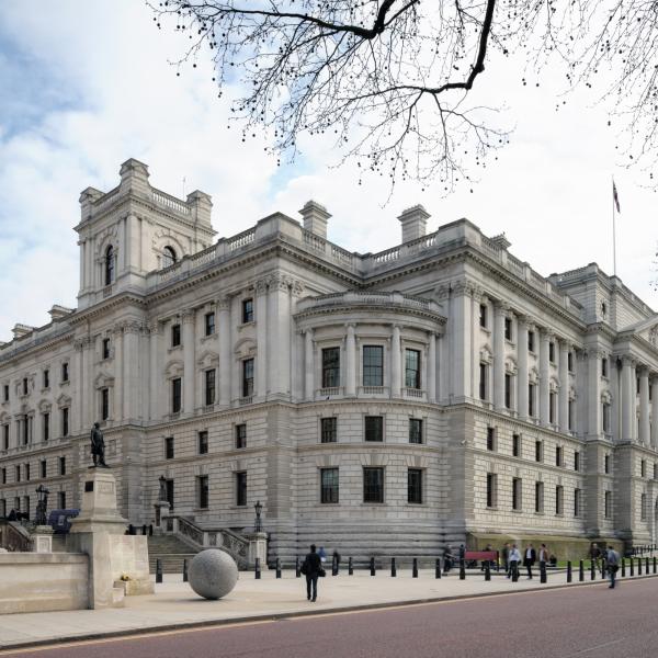 Image of the HM Treasury building