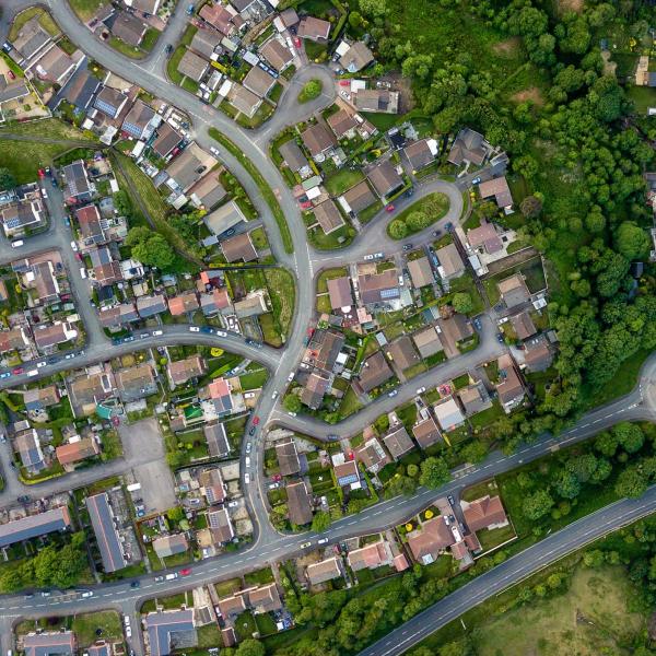 Town from above