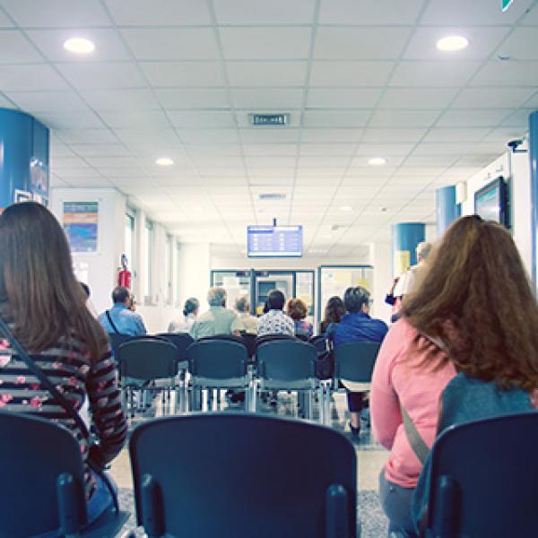 NHS waiting room
