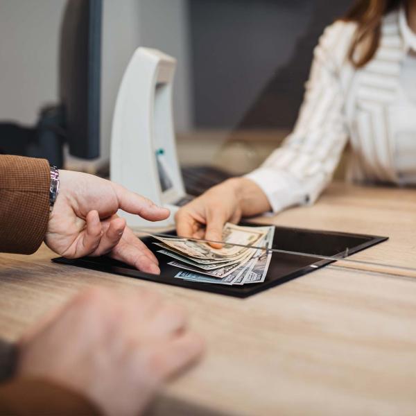 Transfer of cash