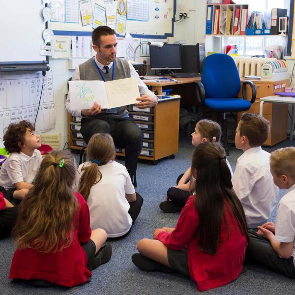 Reading time in classroom