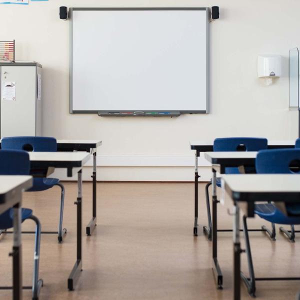 Empty classroom