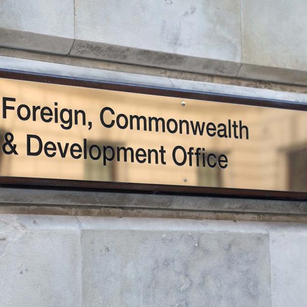 Foreign Office sign