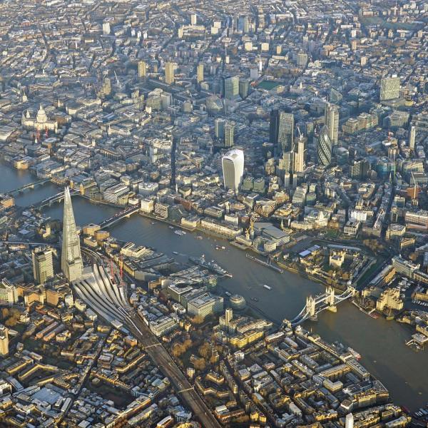 London aerial view