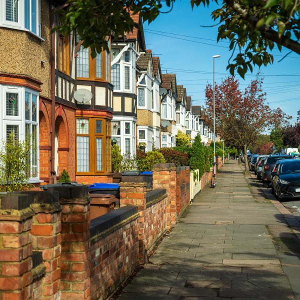 London terraced housing