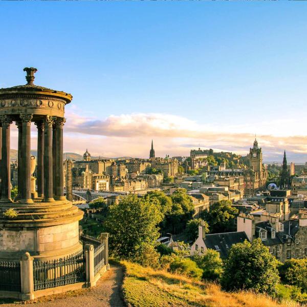 Edinburgh skyline seen from Calton Hill