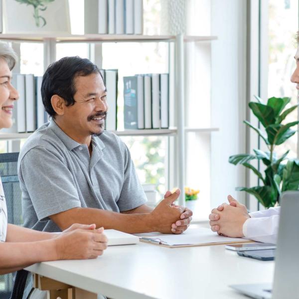 aging people in office