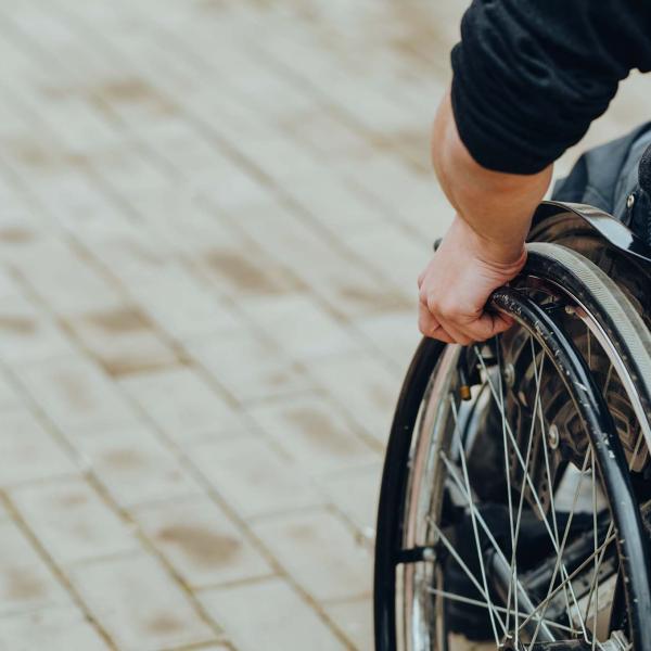 Person in wheelchair