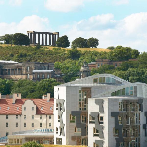 view of scottish parliament