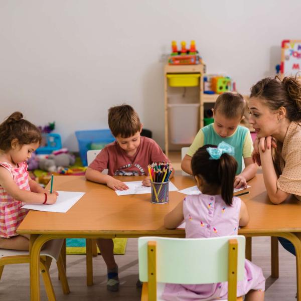 children in daycare
