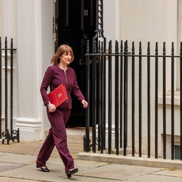 Rachel Reeves walking