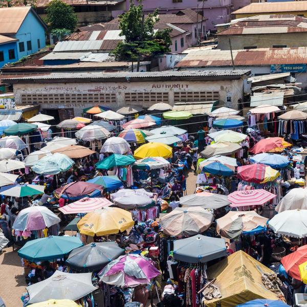Market in Ghana