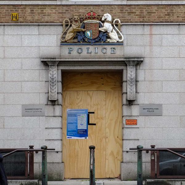 Derelict police station