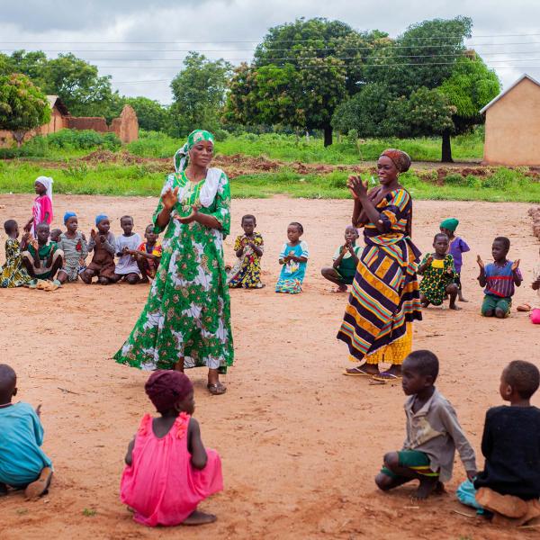 Outdoor games in Ghana