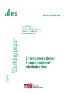 Working paper cover